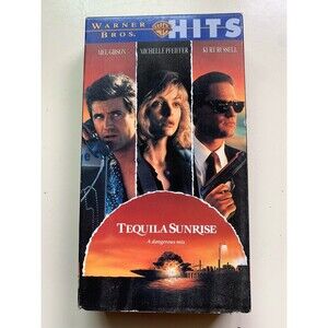 Tequila Sunrise (VHS, 1998) stars Mel Gibson Kurt Russell Michelle Pfeiffer EUC